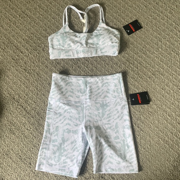 Muscle Republic Pants - Muscle Republic Women’s Biker Short and Bra Set